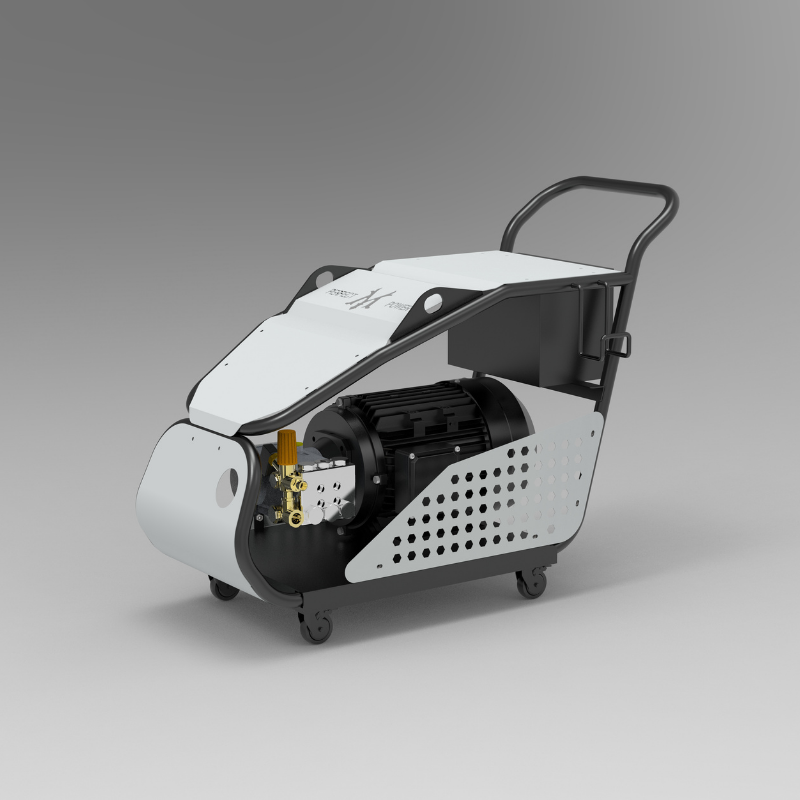 Commercial Open-Frame Design High-Pressure Washer Cleaning Unit