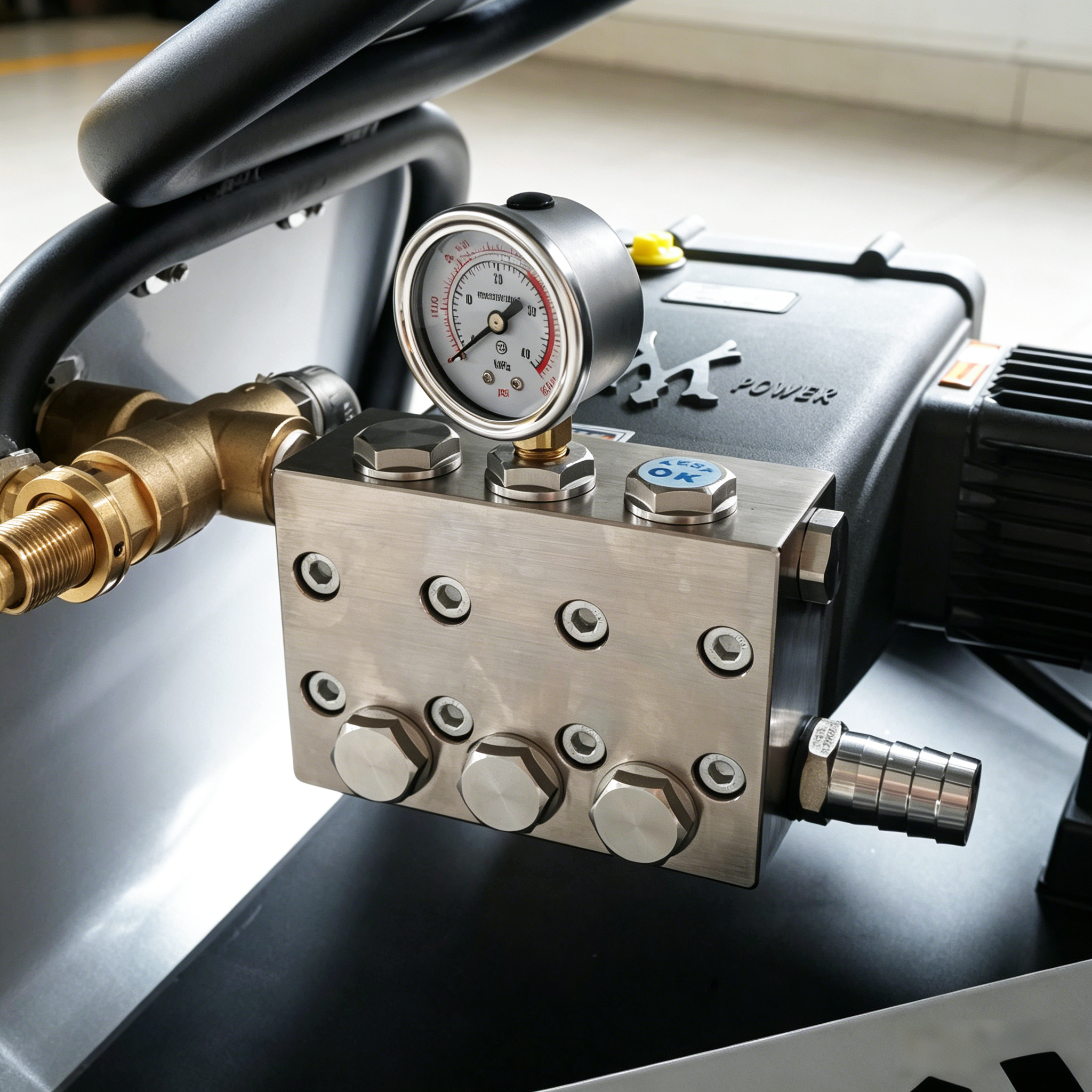Commercial Open-Frame Design High-Pressure Washer Cleaning Unit