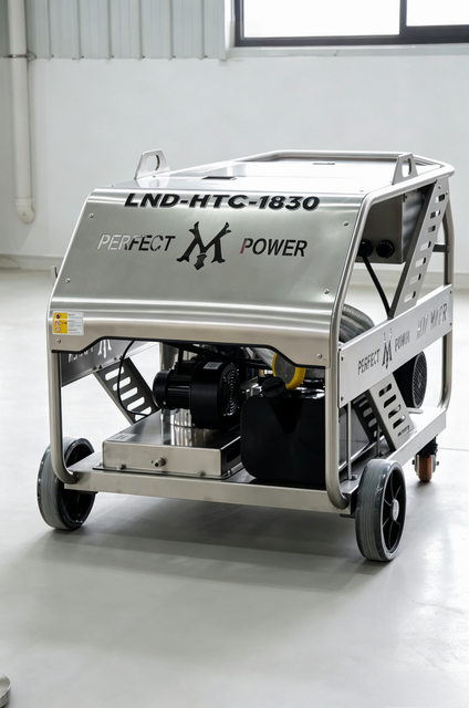 Perfect Power-Industrial Hot Water High Pressure Washer, 300bar Diesel Heating, LND-HTC-1830